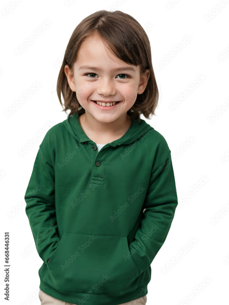 Kid wearing green clothes smiling and looking at the camera, Happiness and Eco-friendly concept, isolated, transparent background, no background. PNG. Kid wearing green clothes smiling and looking at the camera, Happiness and Eco-friendly concept, isolated, transparent background, no background. PNG.