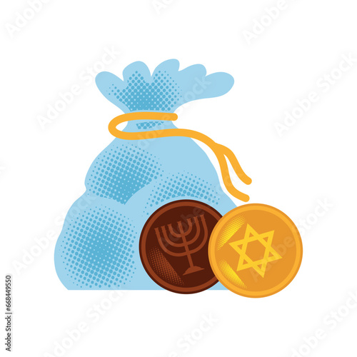 hanukkah chocolate coins