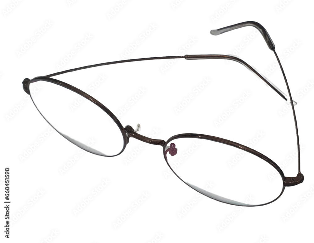 glasses on white background glasses on white background