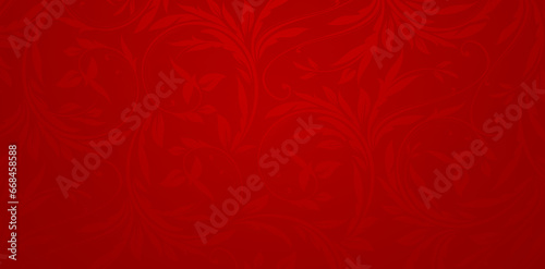 vector illustration ornate floral pattern decorative dark red color for Presentations marketing, decks, ads, books covers, Digital interfaces, print design templates material, wedding invitation cards
