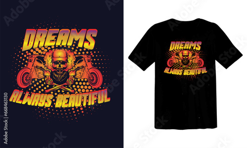 t-shirt design vector illustration images download with typography slogan and cartoon 