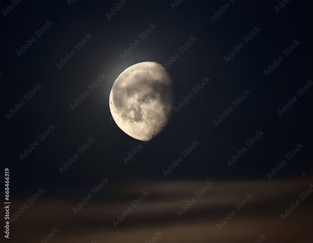 The moon background