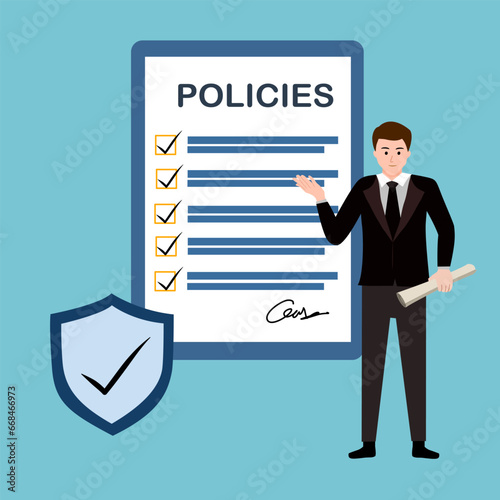 a course or principle of action adopted or proposed by a government, party, business, or individual.