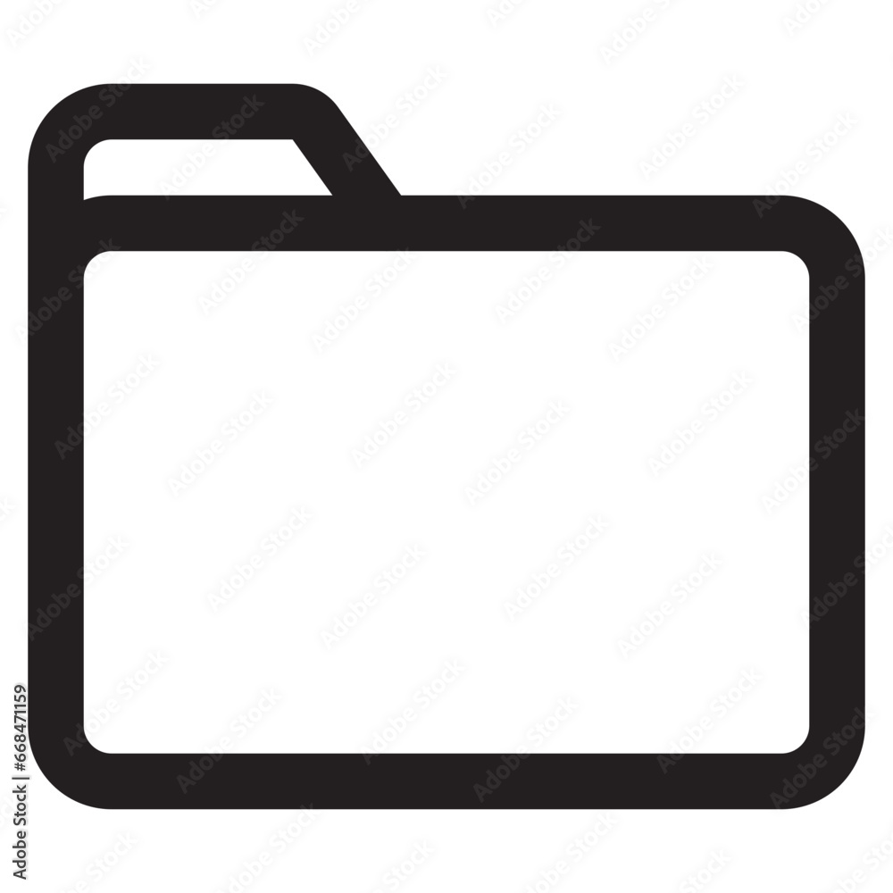 Icon of folder for file management Icon of folder for file management