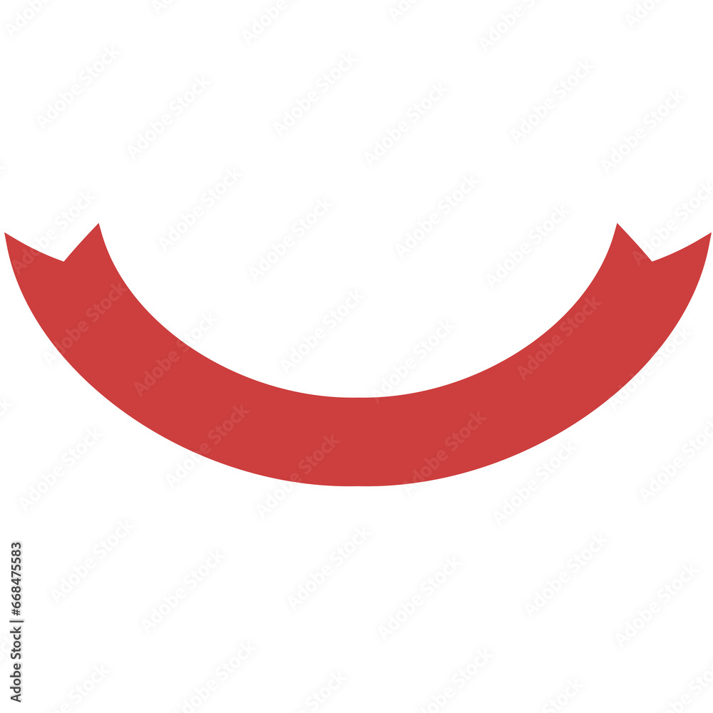 Digital png illustration of red ribbon with copy space on transparent background Digital png illustration of red ribbon with copy space on transparent background
