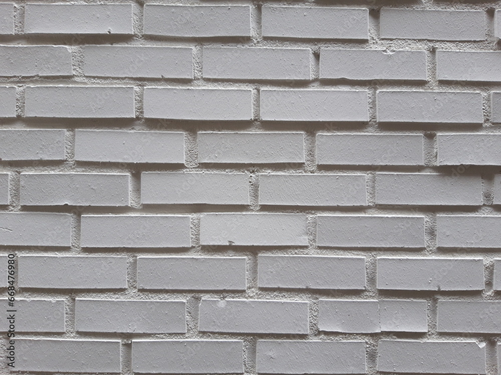 Obraz premium White paint 0.5B brick texture image