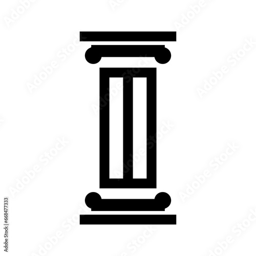 Pillar icon vector