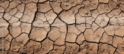 Drying earth and parched land