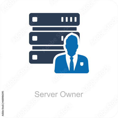 Server Owner and icon concept