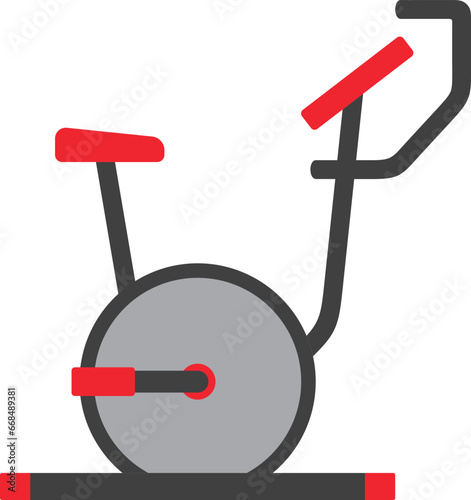 Exercise bike icon