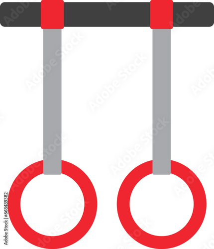 Gymnastic ring icon