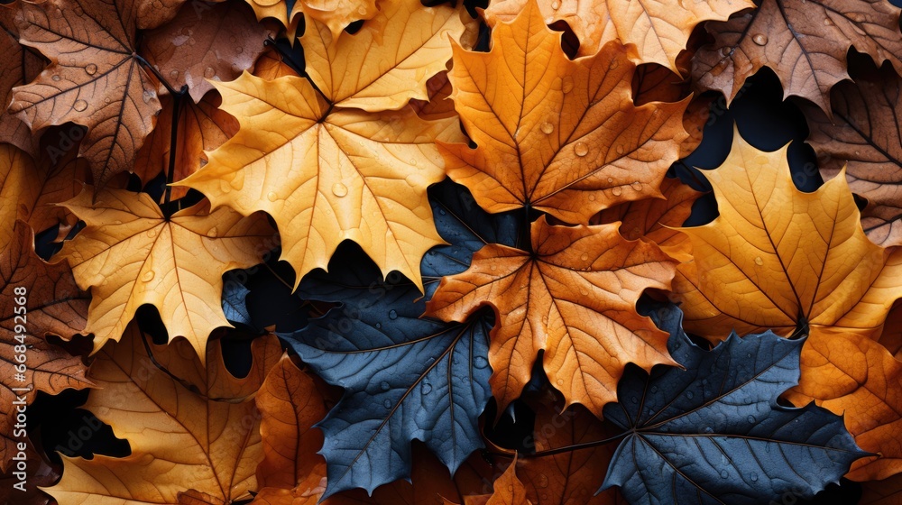 Autumn leaves background Autumn leaves background