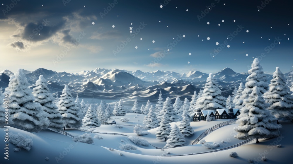 Merry Christmas Happy New Year Wish With Snow, Merry Christmas Background ,Hd Background