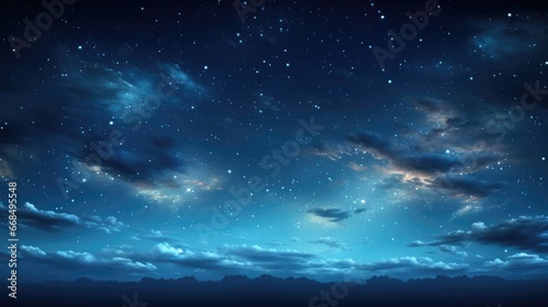 Beautiful night sky background