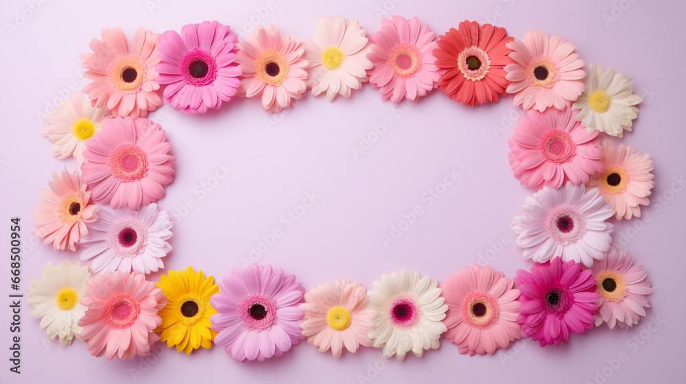 AI art flower frame 花のフレーム AI art flower frame 花のフレーム