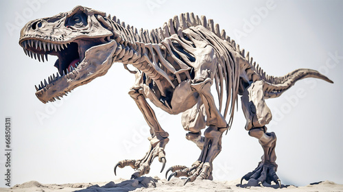 ティラノサウルスの化石イメージ - image of Tyrannosaurus Fossil - No8-1 Generative AI © Orange Eyes