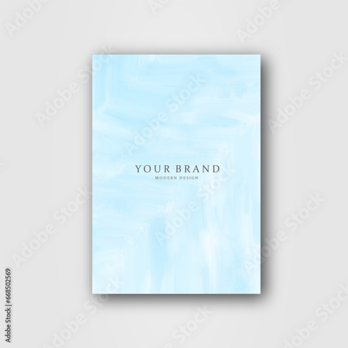 Modern cover design set. Blue, white abstract line pattern (guilloche curves). Creative wavy stripe vector collection layout for business background, certificate, brochure template