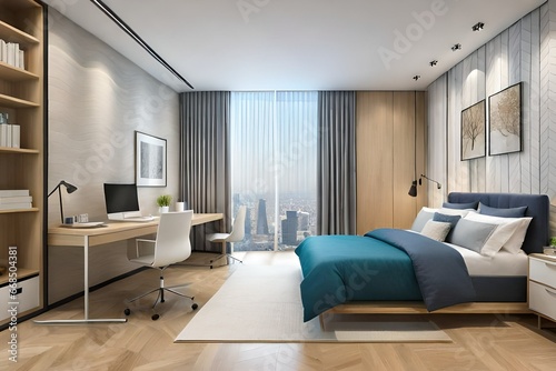 Small modern apartment design with Asian Scandinavian influences  © Sitara