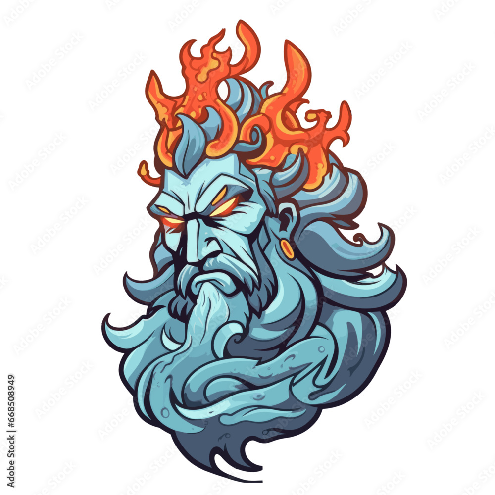 Hades, griechischer Gott der Unterwelt Stock Vector Adobe Stock