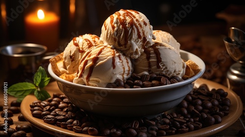 Coffee ice cream