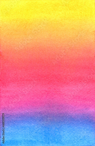 Rainbow watercolor gradient background