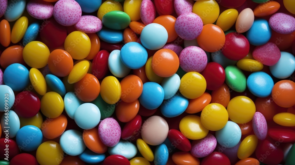Colorful candies Background