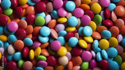 Colorful candies Background