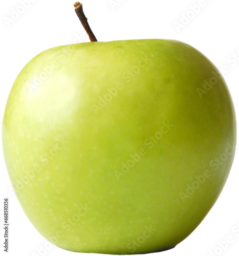 green apple isolated on white