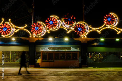 Amusement Park at Night