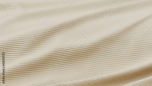 fabric beige color background 3D rendering