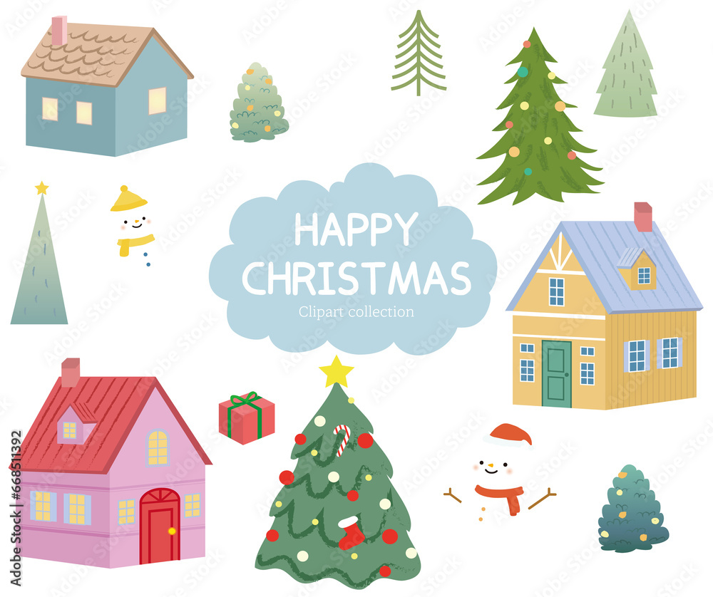 Christmas various clip art set