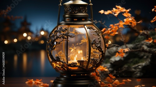 3D View Lantern   Happy New Year Background  Hd Background