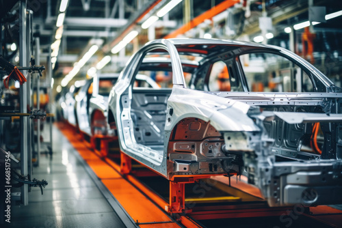 Automated assembly line for robot manipulators for the production of high-tech electric vehicles running on clean energy.  © Anoo