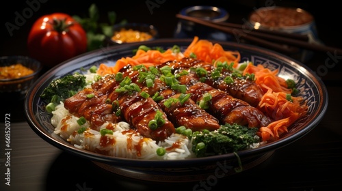 Chinese New Year Dish With Chopsticks, Happy New Year Background ,Hd Background