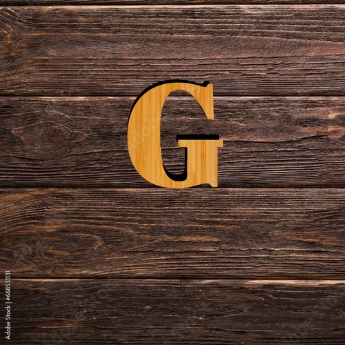G latter wooden logo. 
It consists of one letter. It can be used as the first initial of any company 
or brand name. Therefore, it is designed in a unique and attractive way.
