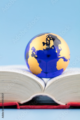 Earth is on the open book © zhenya