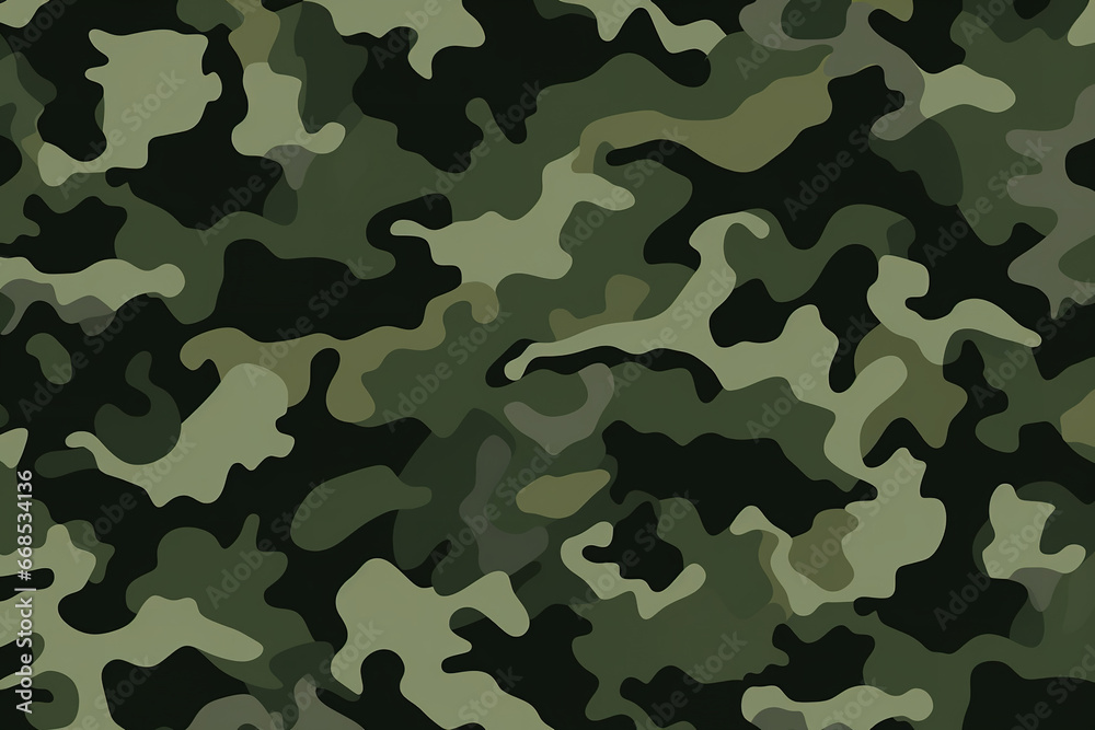Fototapeta premium army green camo pattern