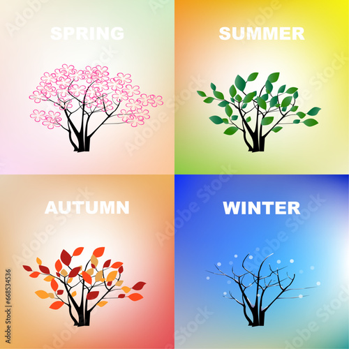 a set of four seasons