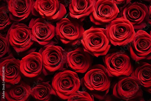 High quality  red roses  seamless background  