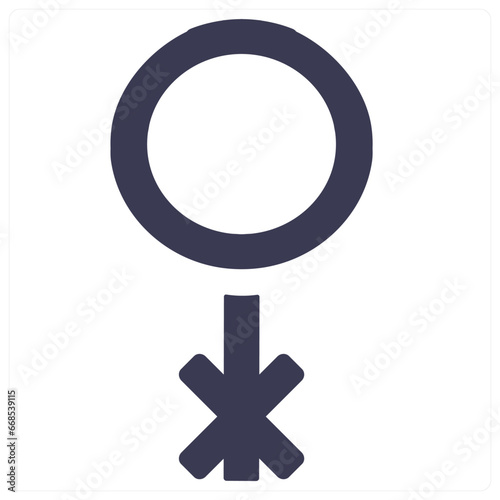 gender and Symbol icon concept