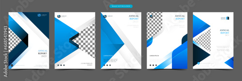 annual report template set
