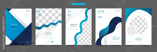 annual report template set