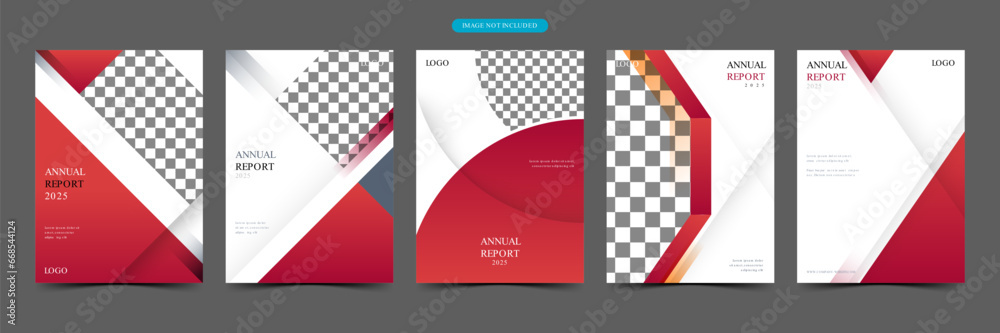 annual report template set