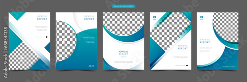 annual report template set