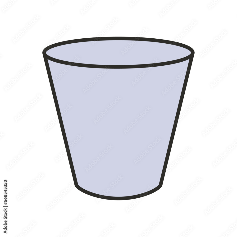 Vector water in glass icon vector on trendy style for design Vector water in glass icon vector on trendy style for design
