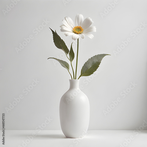 white flowers in a vase