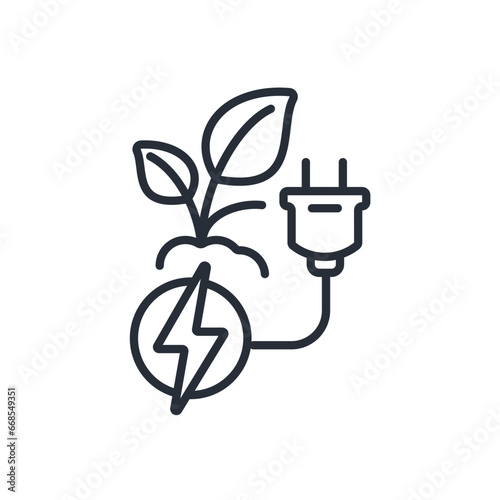 bio mas icon. vector.Editable stroke.linear style sign for use web design,logo.Symbol illustration.