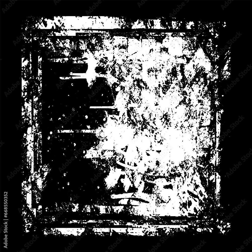 custom made wallpaper toronto digitalWhite grunge texture isolated on a black background