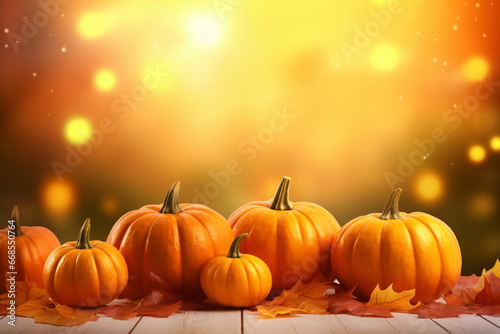 Pumpkins background