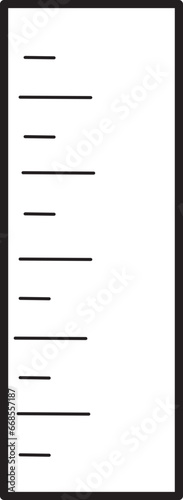 ruler hand drawn stationery doodle line